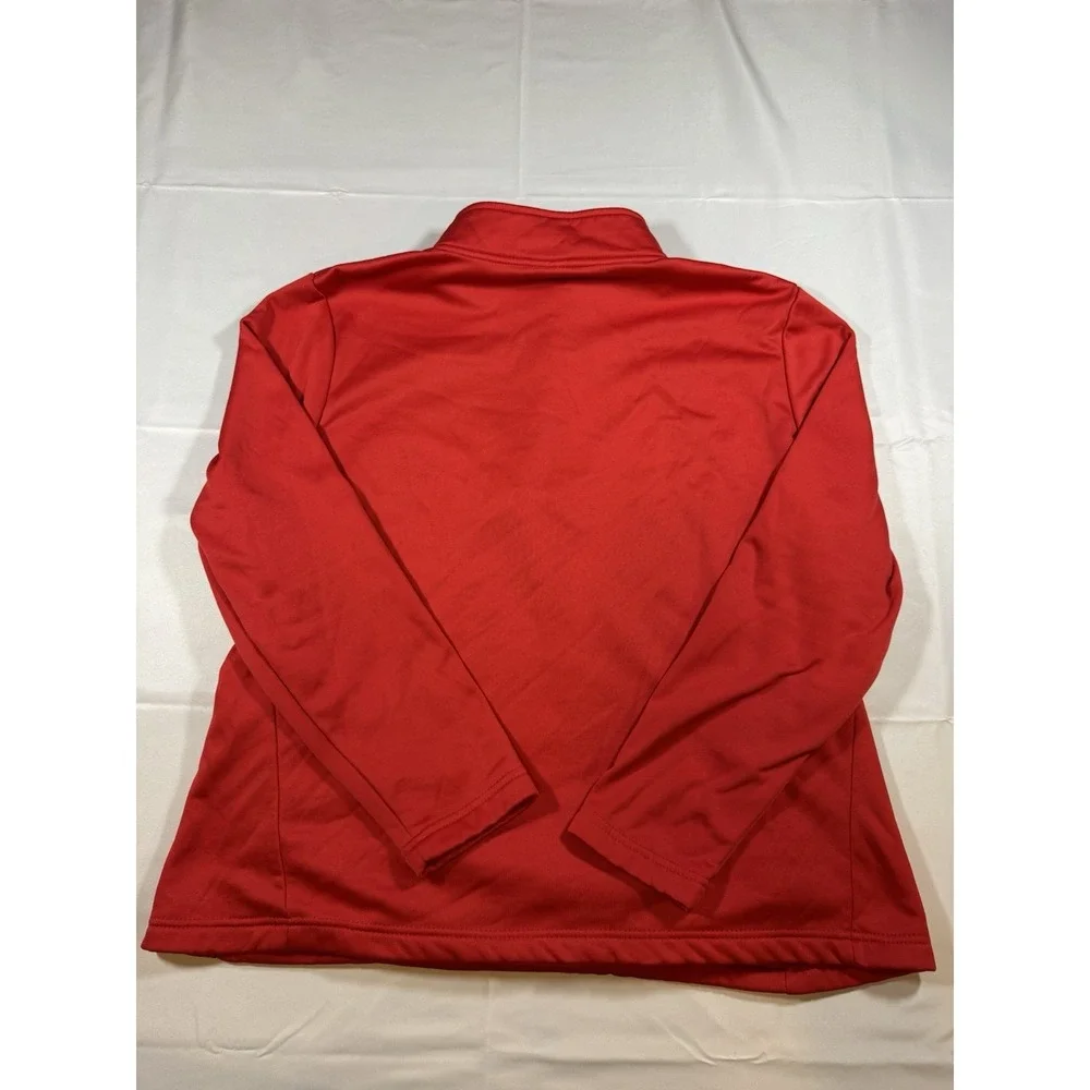 Champion Nebraska Huskers Cornhuskers Men's XXL Red Quarter Zip Pullover Jacket
